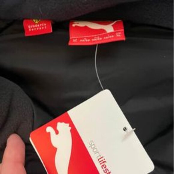 Puma Black Racing Puffer Jacket - Men's XL - Picture 8 of 8